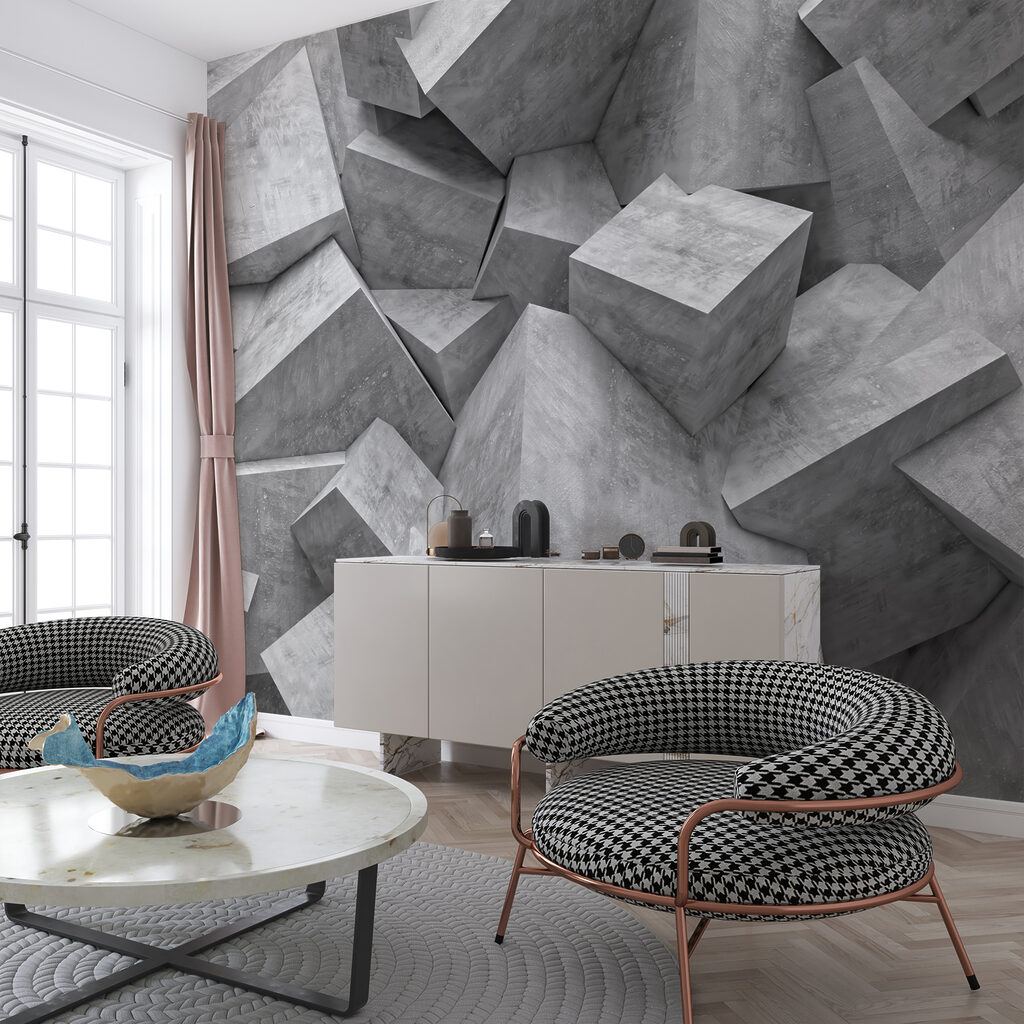 Group of cubes stacked together