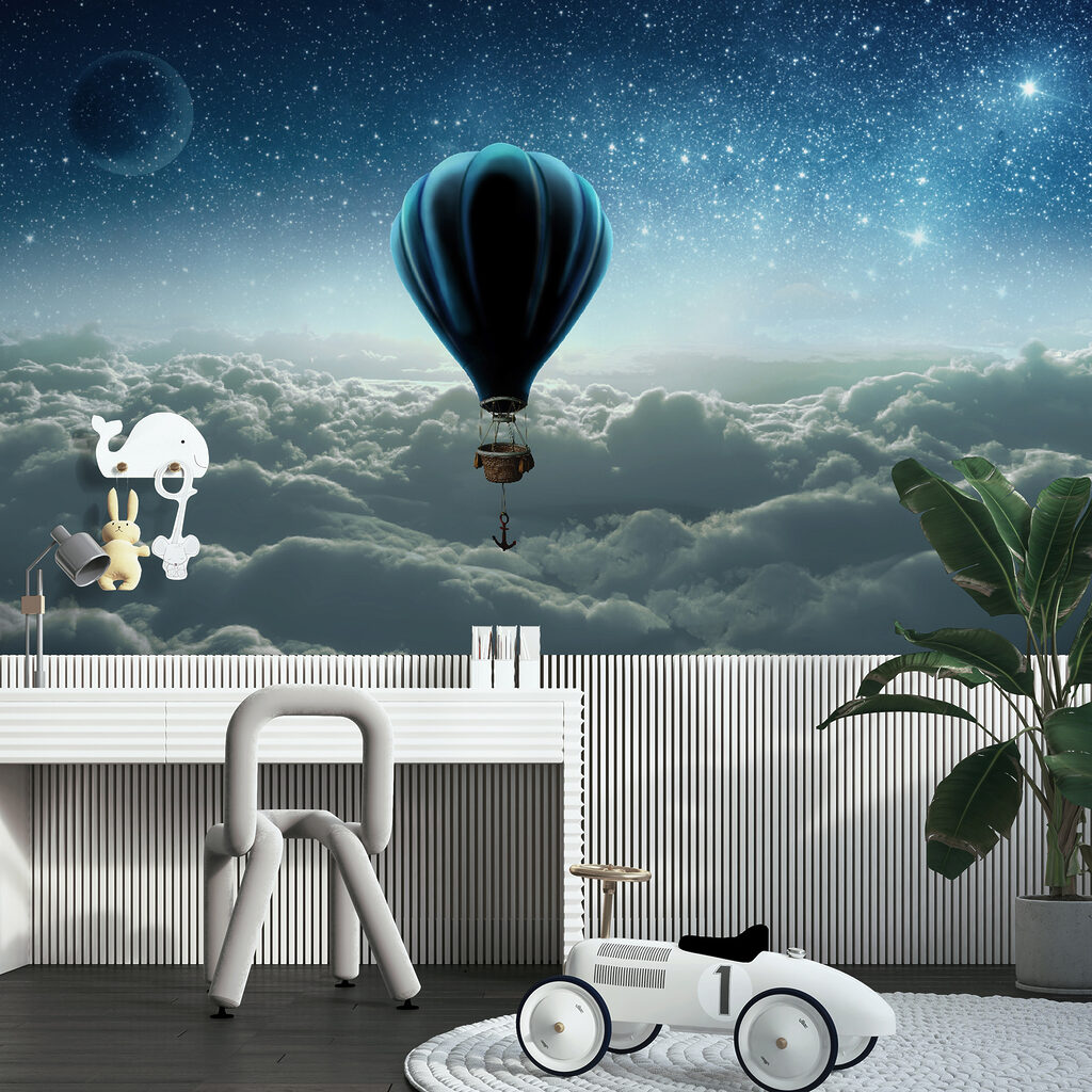 Hot air balloon in the sky Hot air balloon in the sky