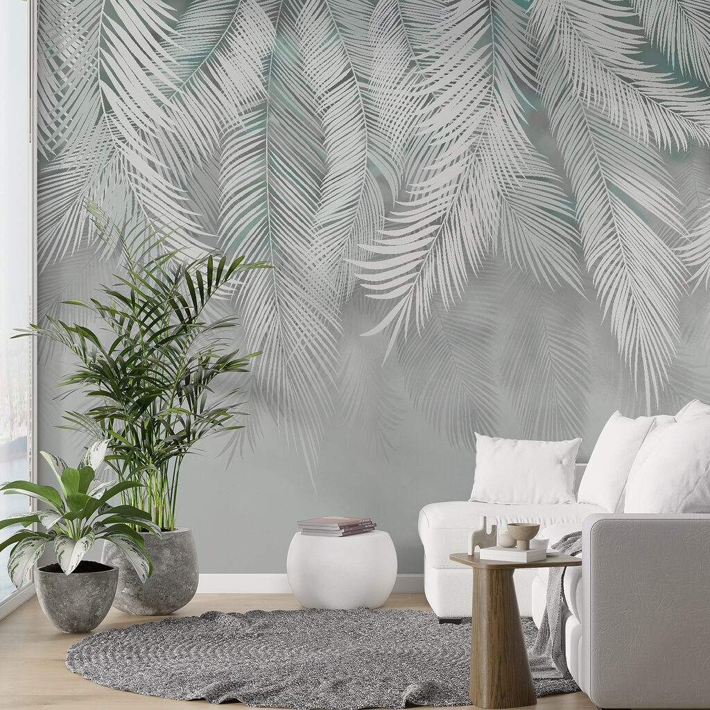 White leaves on a white background White leaves on a white background