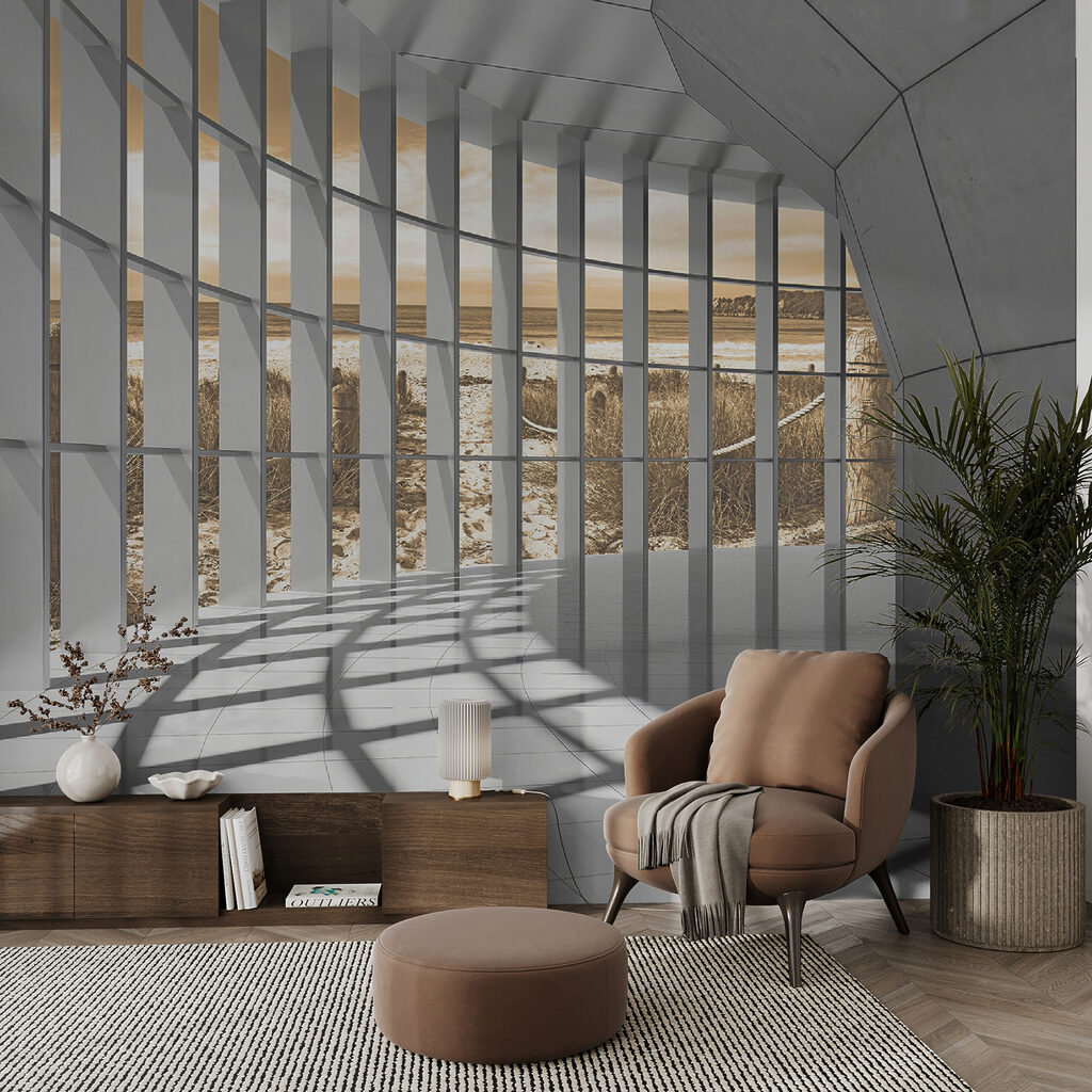 Large room with windows Large room with windows