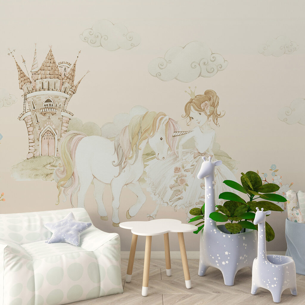 Girl and a unicorn Girl and a unicorn