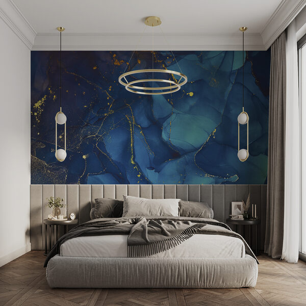 Azure Depths with Fleeting Sparkles Azure Depths with Fleeting Sparkles