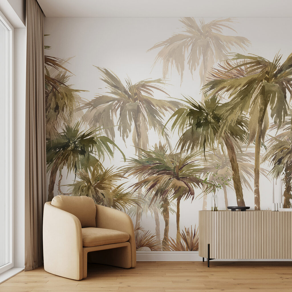 Group of palm trees Group of palm trees