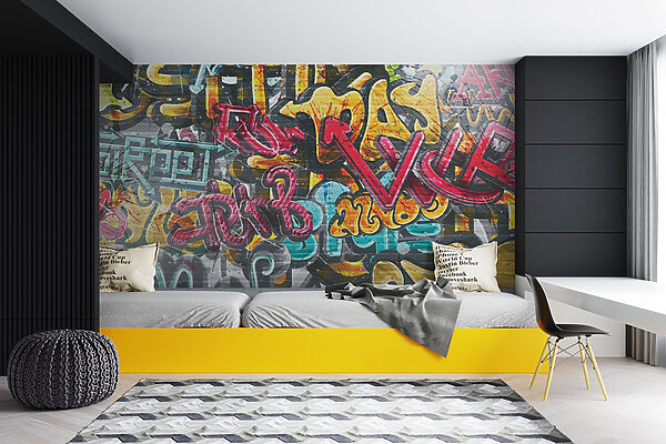 Stena s grafitmi Stena s grafitmi