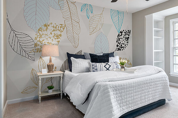 Pattern of leaves on a white background Pattern of leaves on a white background