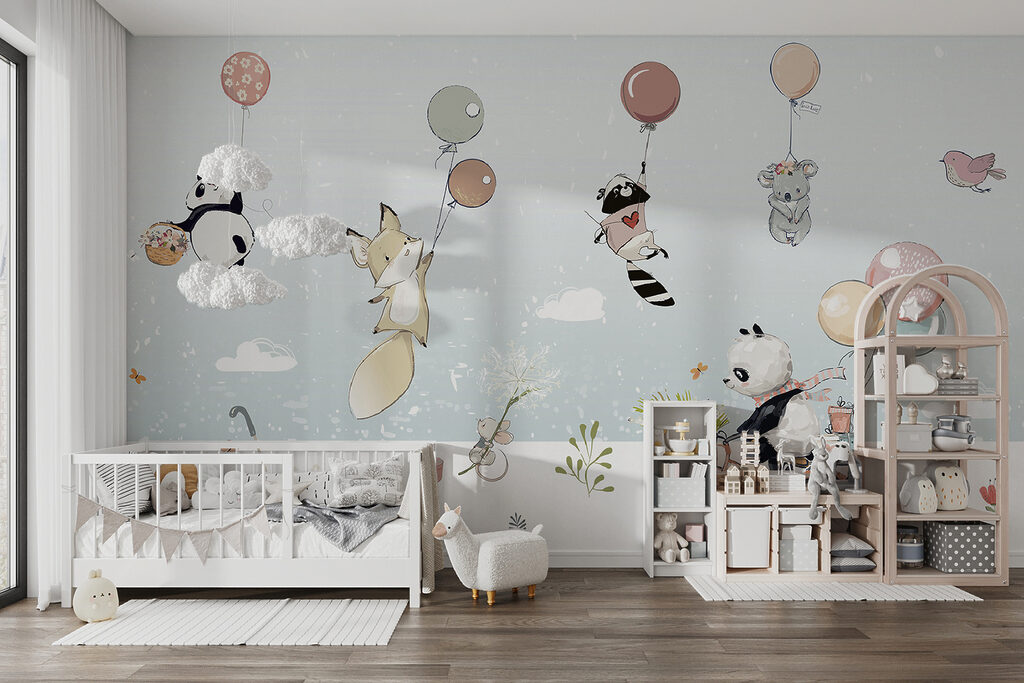 Cartoon of animals on a bicycle Cartoon of animals on a bicycle