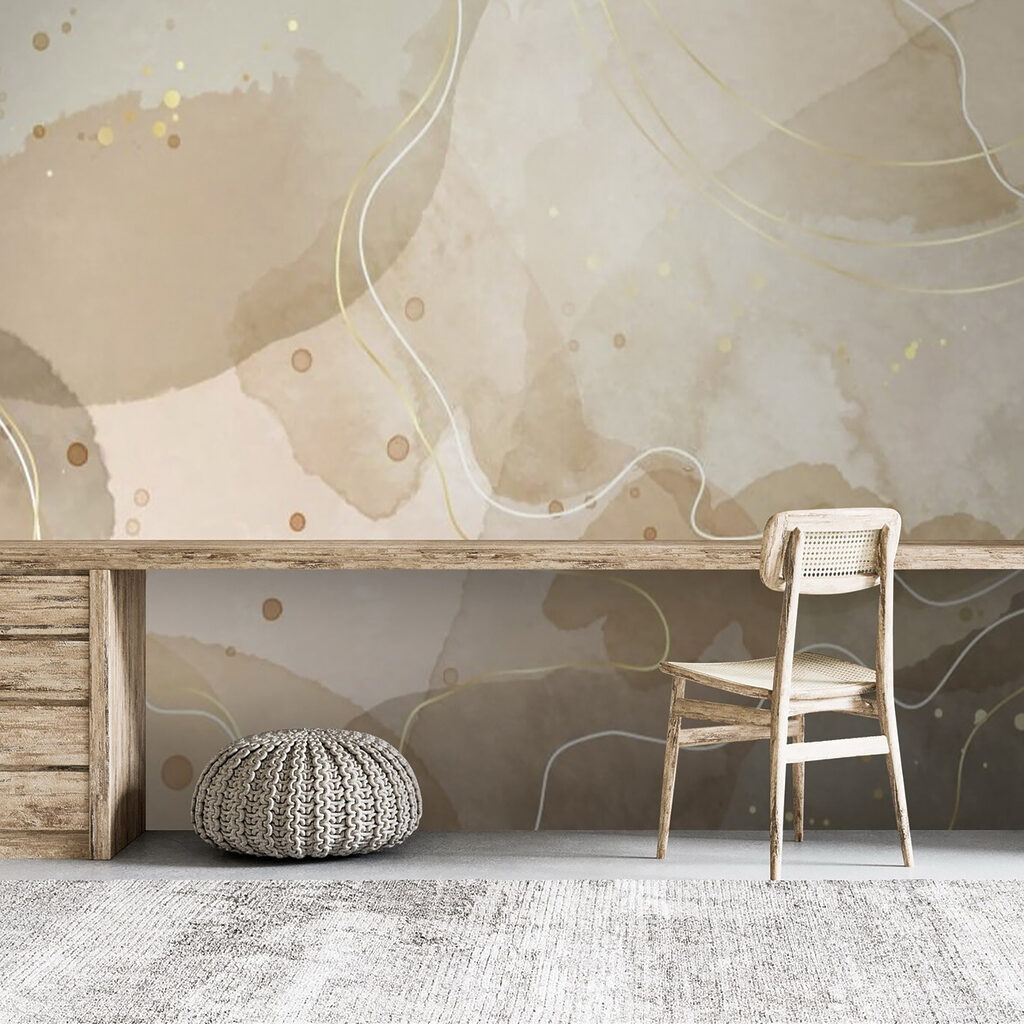 Warm abstract tones and gentle lines Warm abstract tones and gentle lines