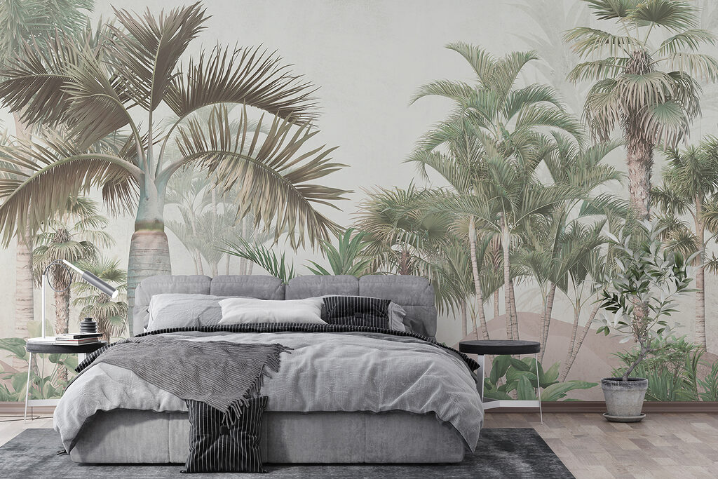 Group of palm trees Group of palm trees