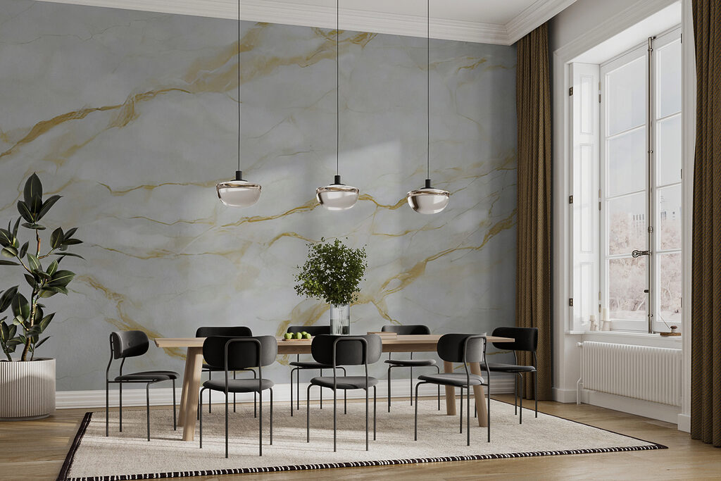 Sleek marble with elegant veins Sleek marble with elegant veins