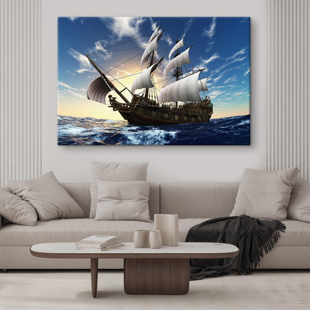 A ship in the water A ship in the water