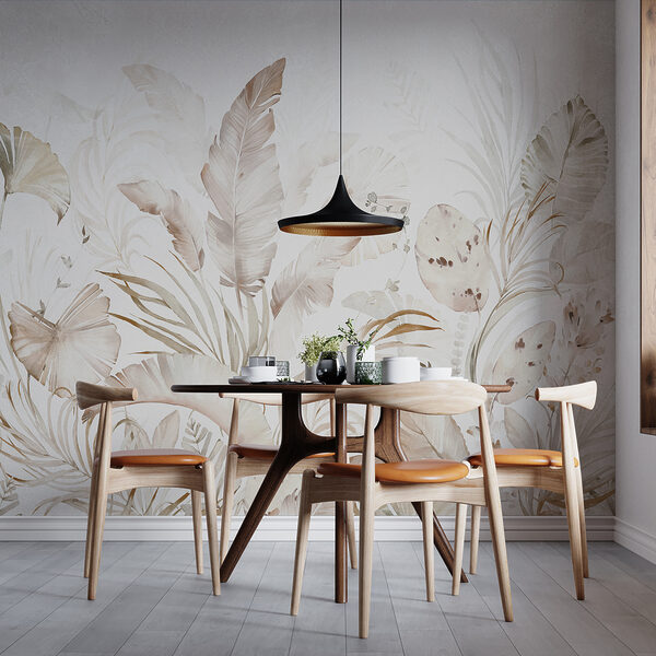 Elegantné botanické prvky v jemných odtieňoch. Elegantné botanické prvky v jemných odtieňoch.