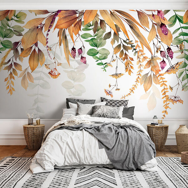 Botanická elegancia na bielom pozadí. Botanická elegancia na bielom pozadí.
