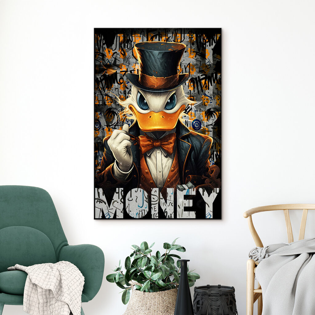 A duck wearing a suit and hat A duck wearing a suit and hat