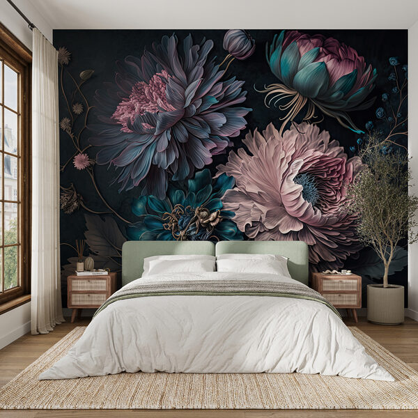 Elegantné kvety na tmavom pozadí u75404pib9ms 600x600 - Elegantné kvety na tmavom pozadí