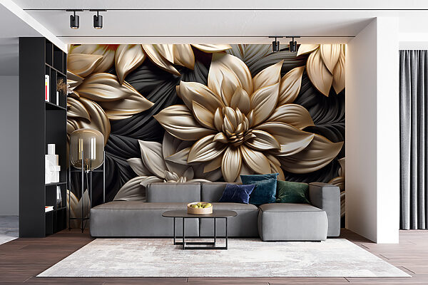 Elegantný kvetinový dizajn na tmavom pozadí. Elegantný kvetinový dizajn na tmavom pozadí.