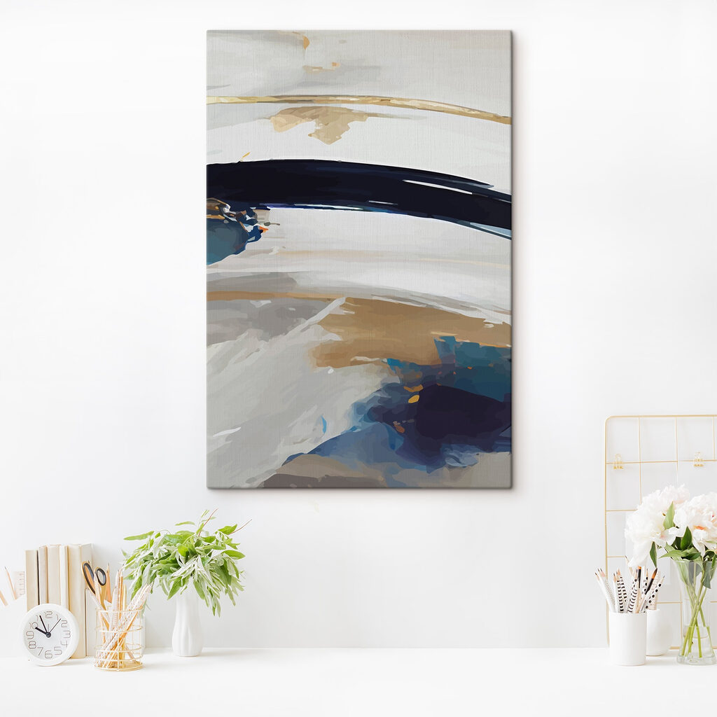 A close up of a painting A close up of a painting