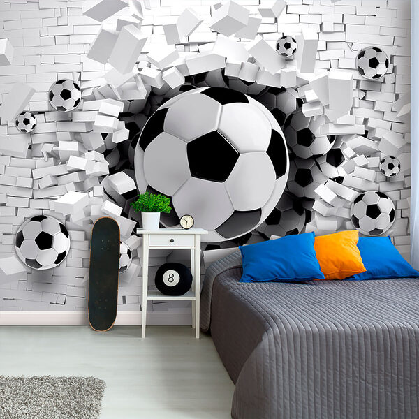 Futbalová lopta prerážajúca tehlovú stenu u96315pir351ms 600x600 - Futbalová lopta prerážajúca tehlovú stenu