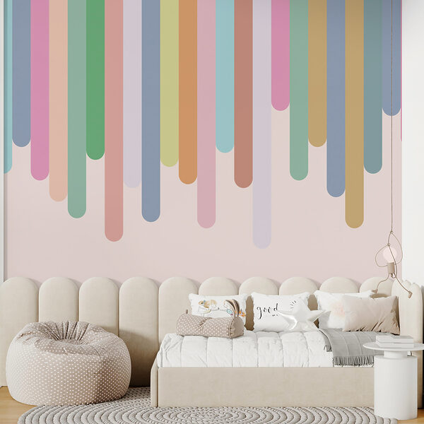 Colorful vertical lines on a white background Colorful vertical lines on a white background