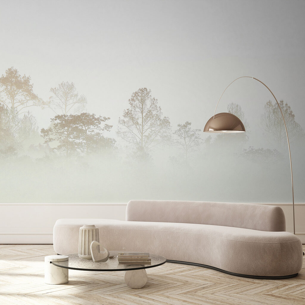 Trees in the fog Trees in the fog