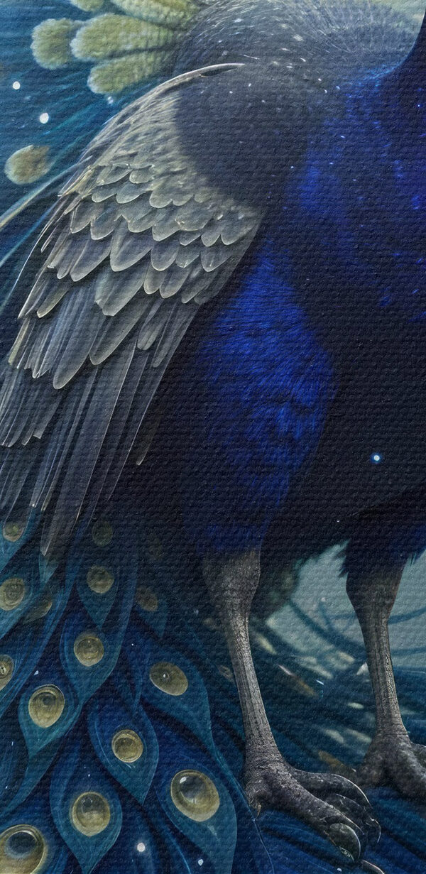 Majestátny páv v kozmickej nádhere Majestátny páv v kozmickej nádhere