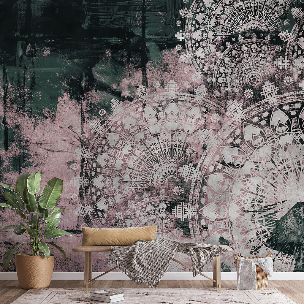 Intricate patterns in soft hues