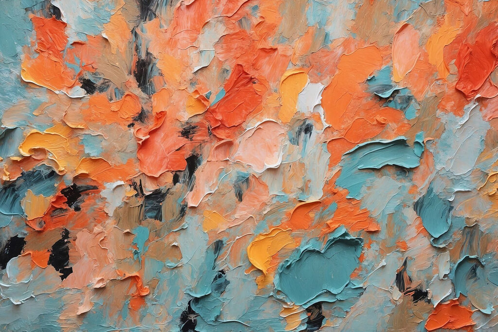 Painting of different colors Painting of different colors