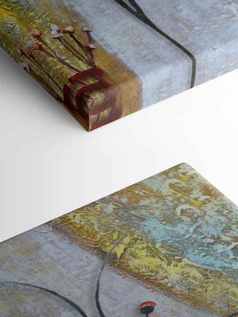 A painting of two women dancing A painting of two women dancing