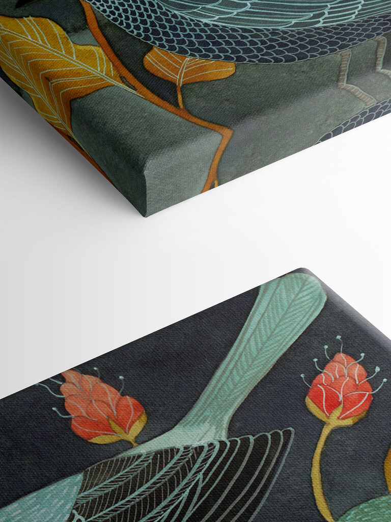 A group of birds on a plant A group of birds on a plant