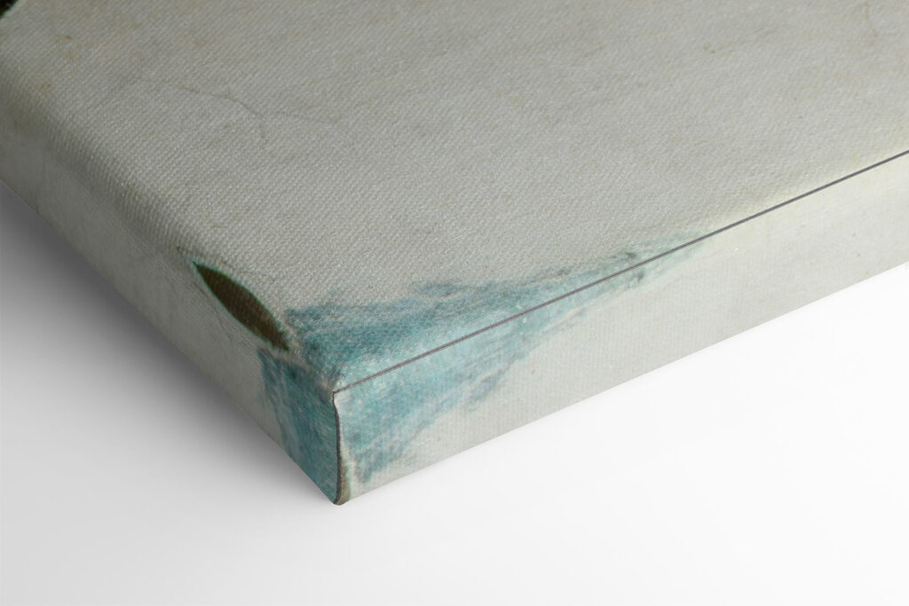 A painting of hands touching each other