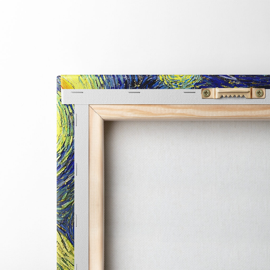 A painting of a starry night