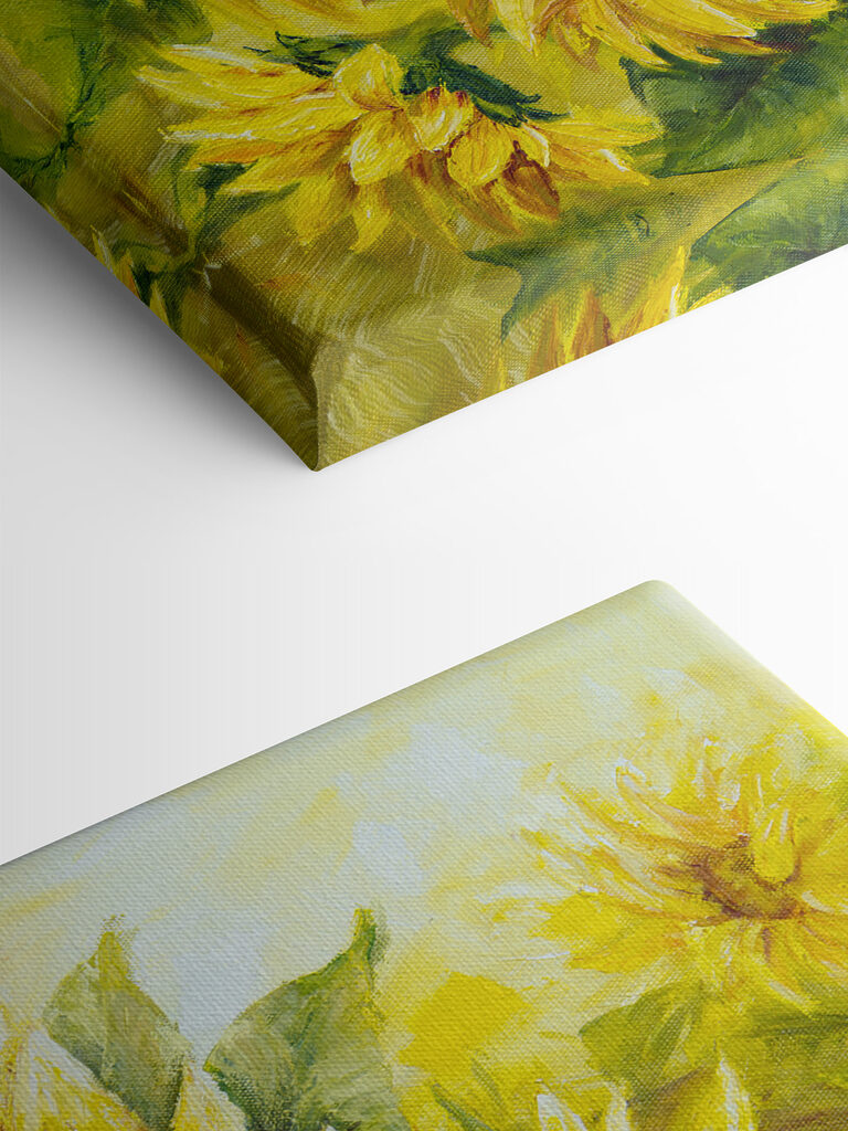 A painting of sunflowers A painting of sunflowers