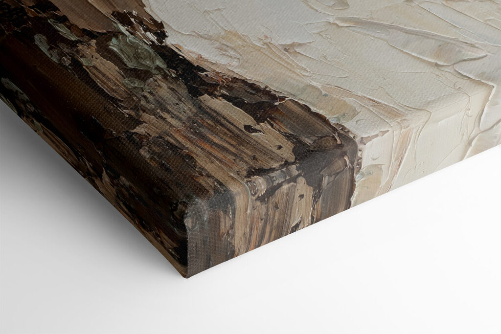 A painting of a woman holding a cup