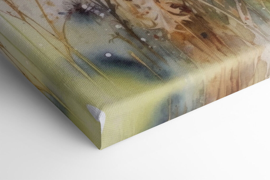 A painting of flowers and plants A painting of flowers and plants