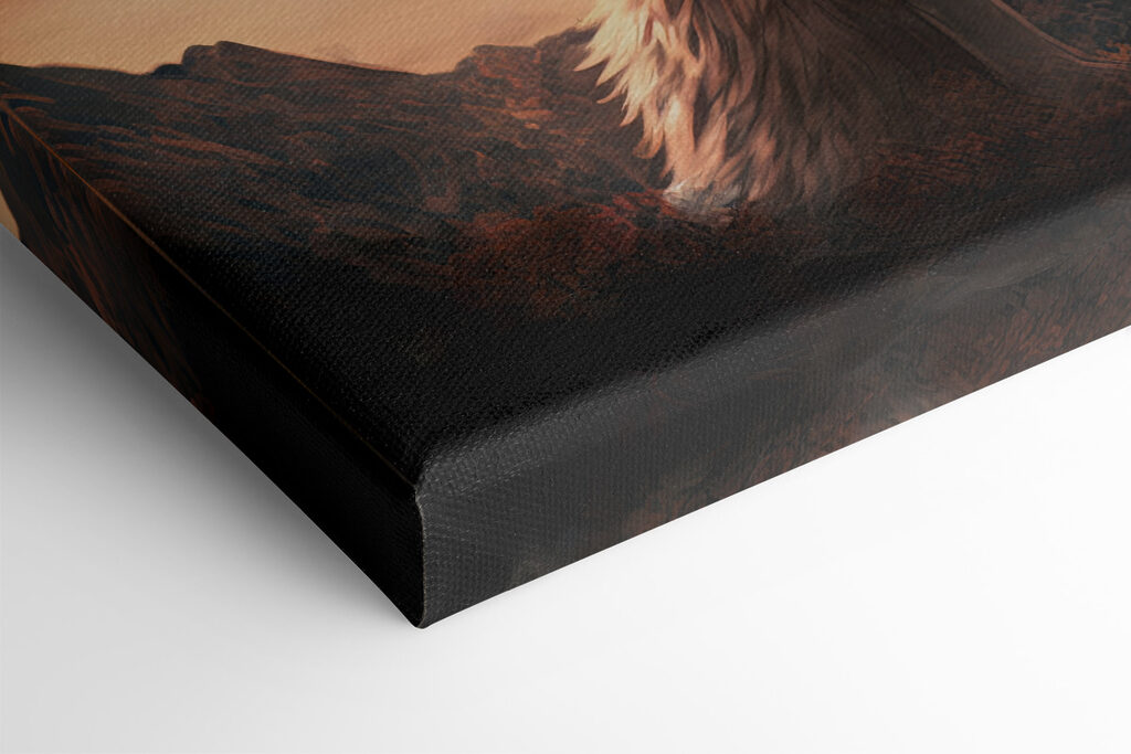 A white wolf standing on a rock A white wolf standing on a rock