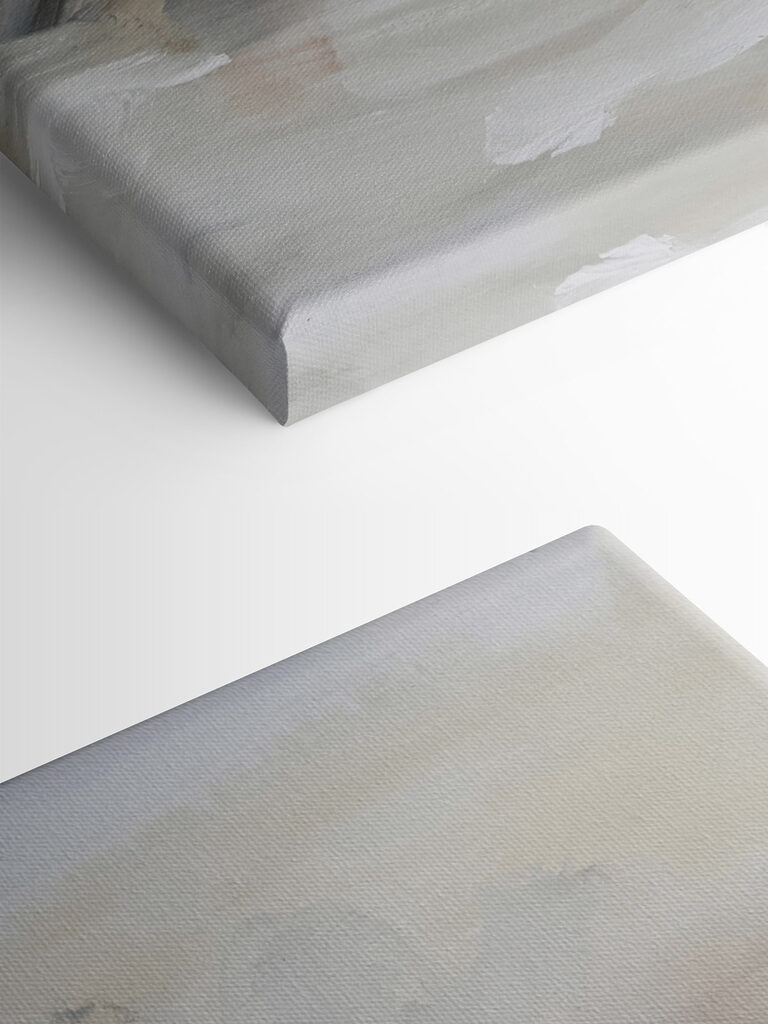 A white and grey abstract art A white and grey abstract art