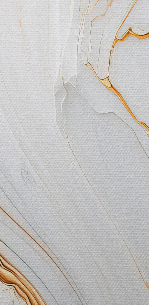 Elegant marble with amber swirls