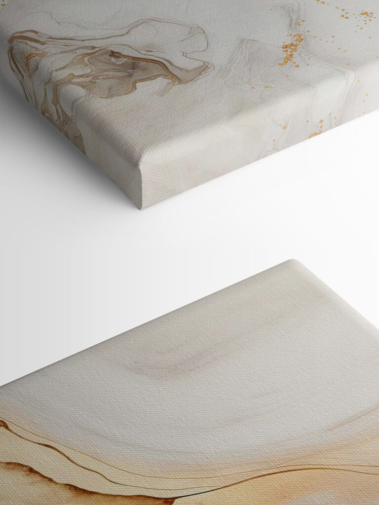 Elegant swirls of cream and amber Elegant swirls of cream and amber