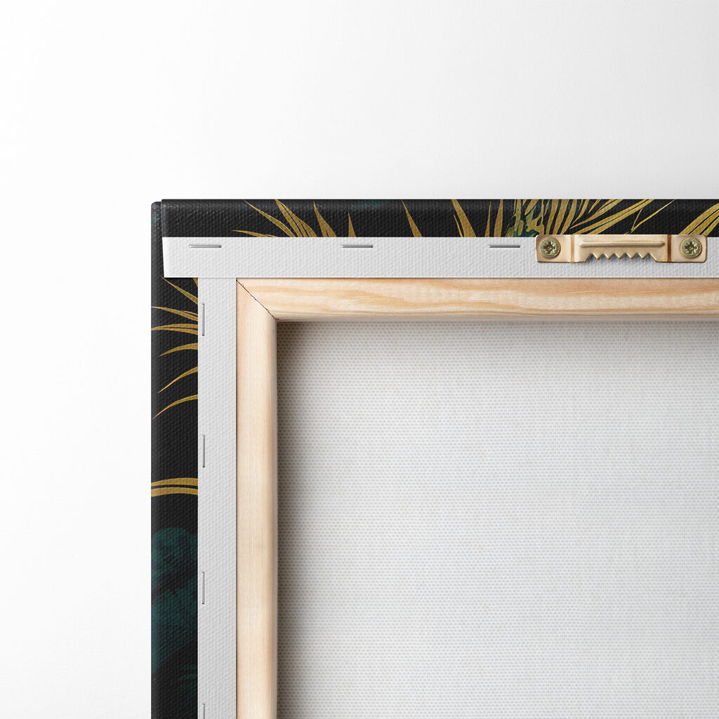 A leopard in the jungle