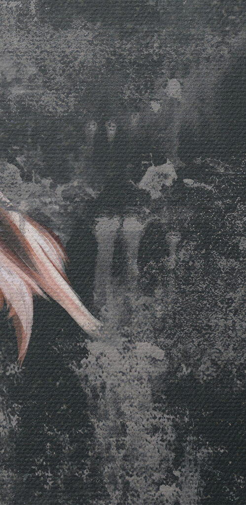 A painting of a woman in a tutu A painting of a woman in a tutu