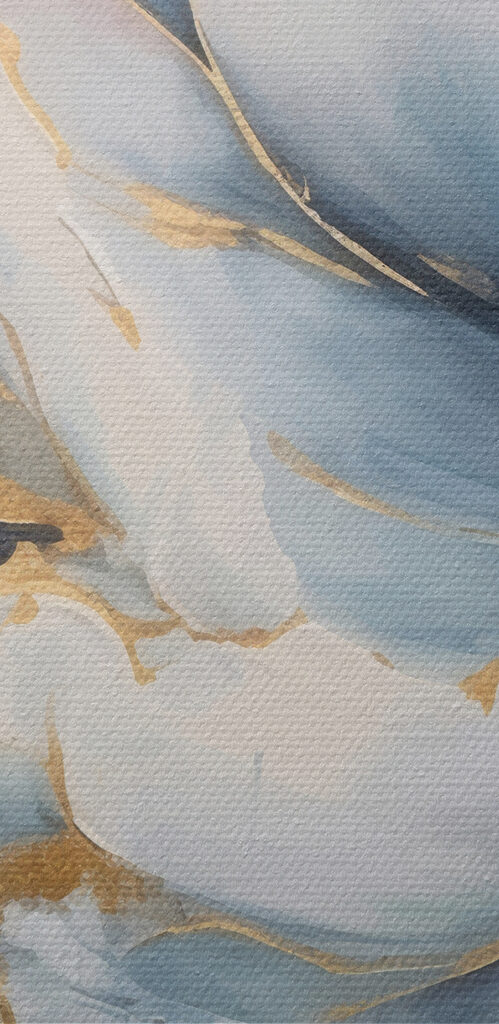 A painting of a flower A painting of a flower