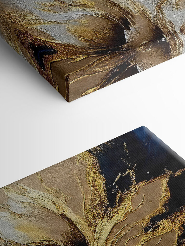 A painting of a flower A painting of a flower