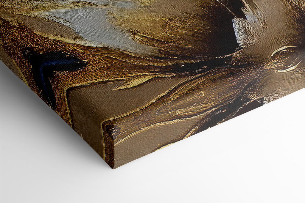 A painting of a flower A painting of a flower