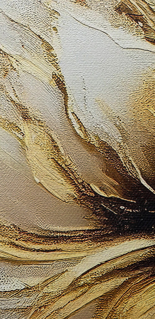 A painting of a flower A painting of a flower