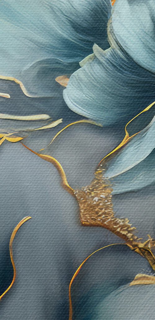 A close up of a painting A close up of a painting