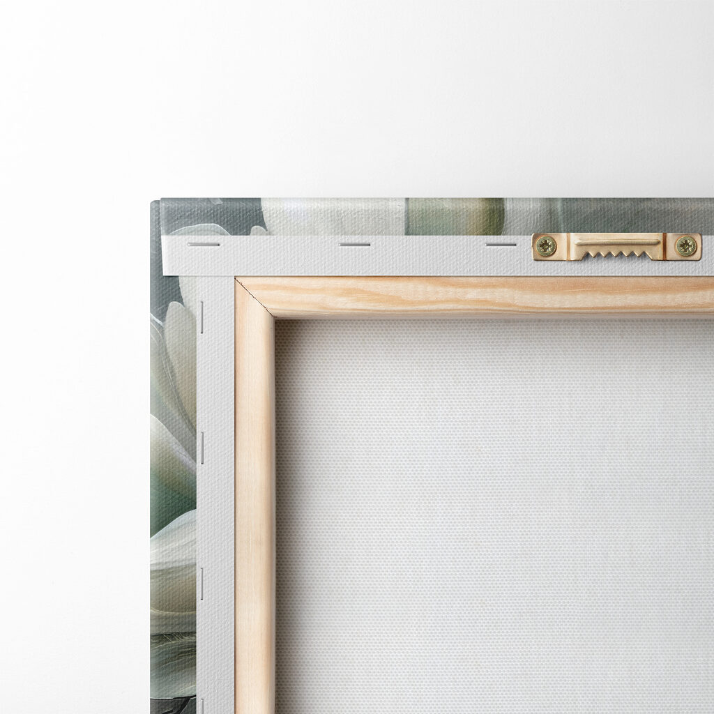 A painting of white flowers A painting of white flowers