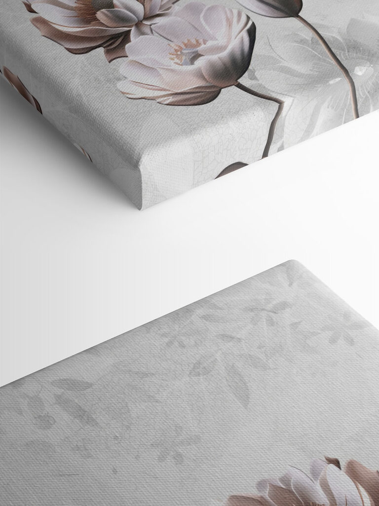 A group of white flowers A group of white flowers