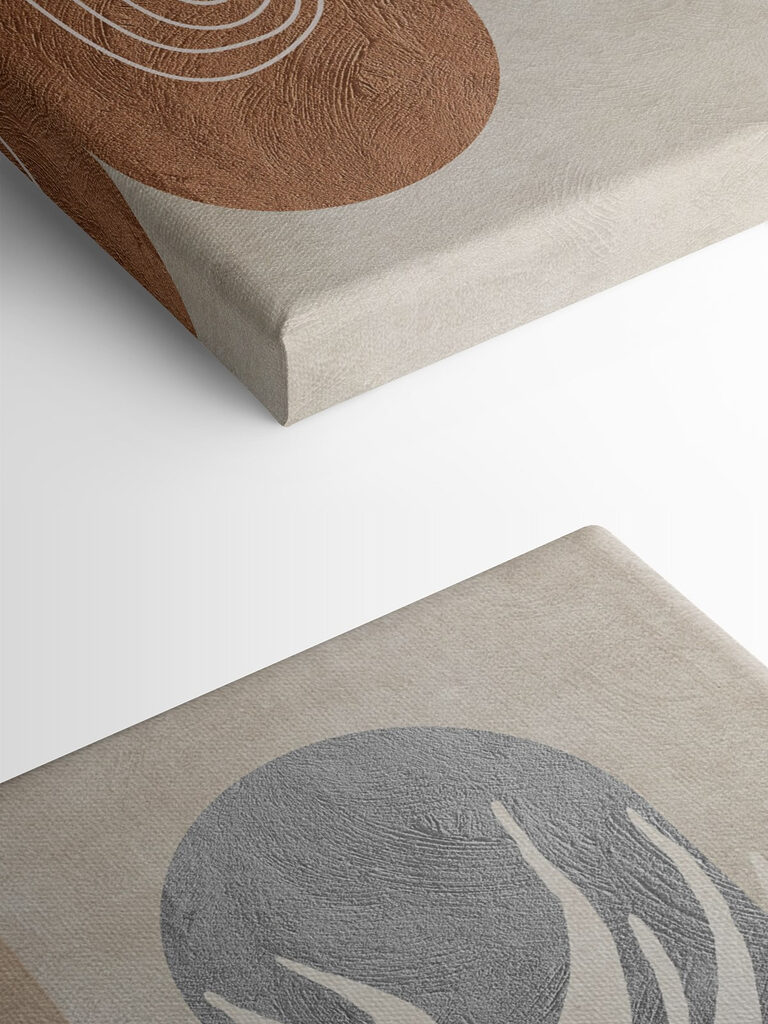 A close up of a wall