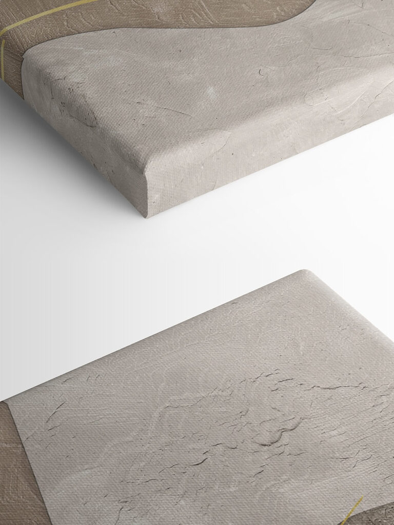 A close up of a wall