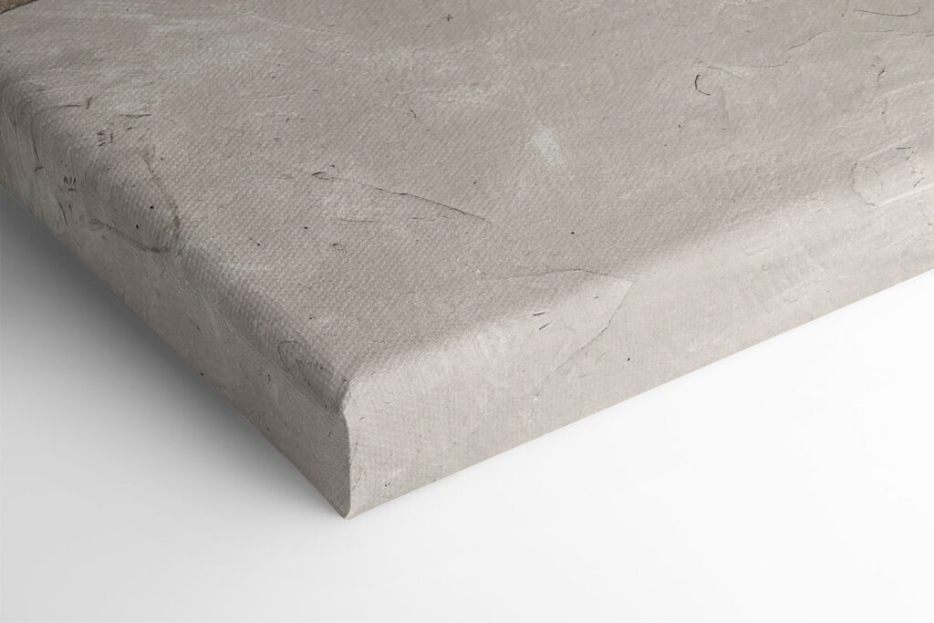 A close up of a wall