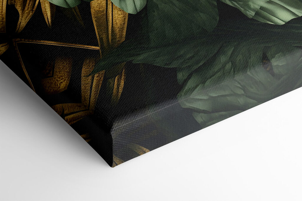 Lush leaves in shimmering hues Lush leaves in shimmering hues